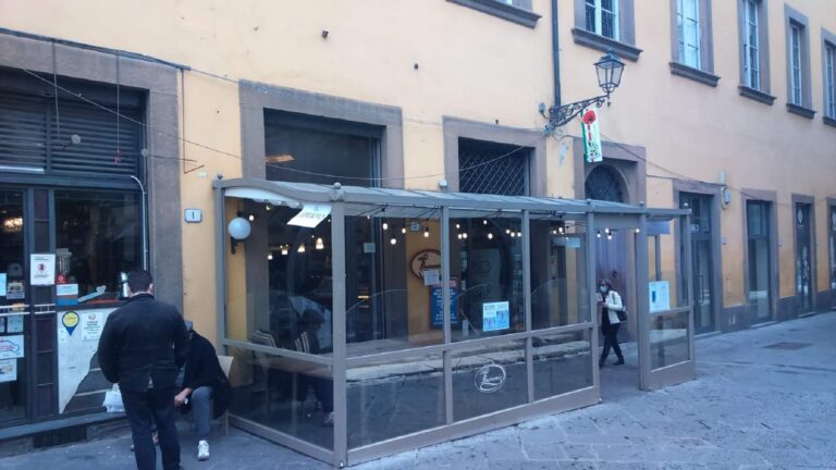 Dehors ammessi a Prato in via definitiva