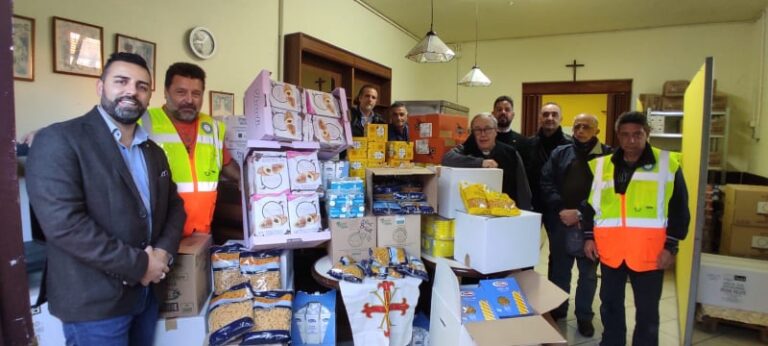 Generi alimentari per le famiglie bisognose di Borgo a Buggiano