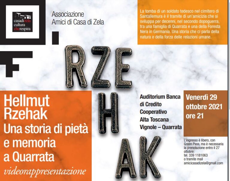 Hellmut Rzehak. Una storia di pietà e memoria a Quarrata