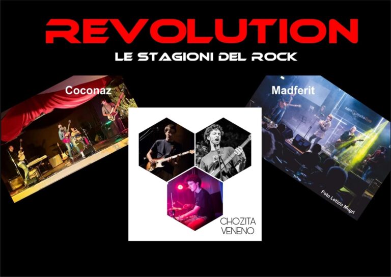 Al circolo Arci Le Fornaci tre band per raccontare le stagioni del Rock