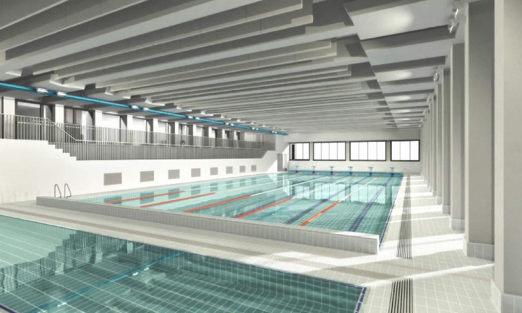 Nueva piscina y salón de piscina de Silvano Fedi, encargado de poner en marcha