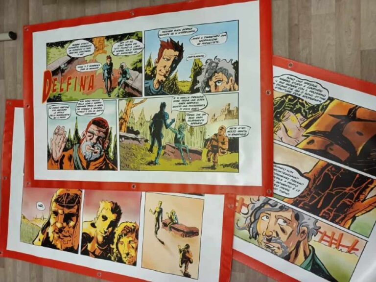 Prato, la storia del vecchio ospedale in una storia a fumetti di 70 metri
