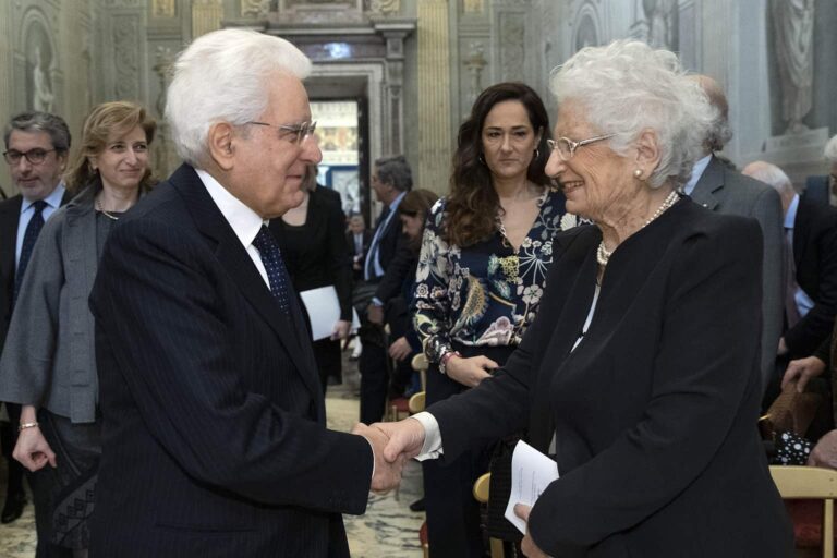 Liliana Segre ringrazia Vaiano per la cittadinanza onoraria