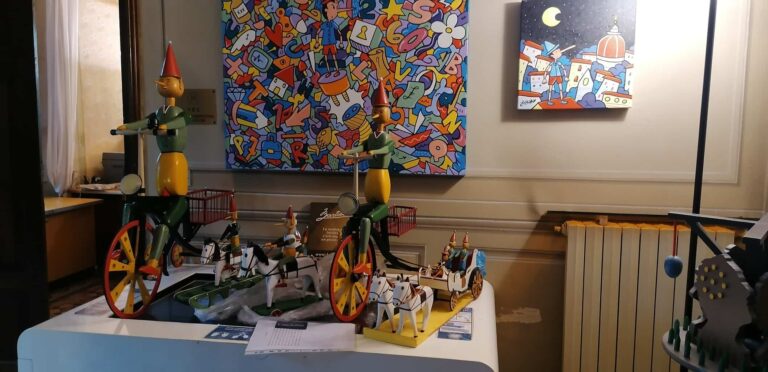 Al Museo di Pinocchio i giocattoli  di Onigel Ruffato