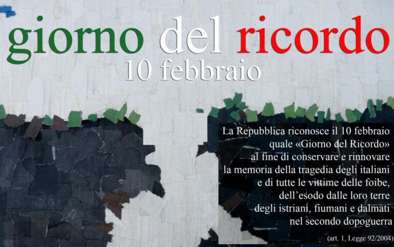Pistoia, Giorno del Ricordo: le iniziative
