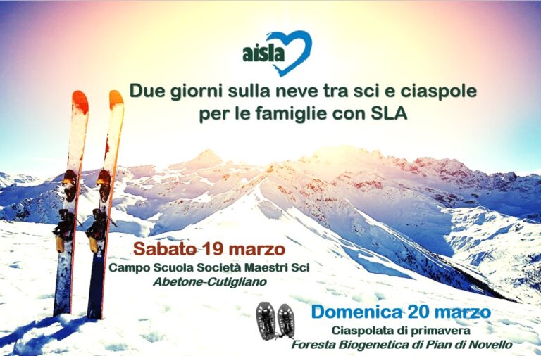 Sla, una ciaspolata solidale all’Abetone