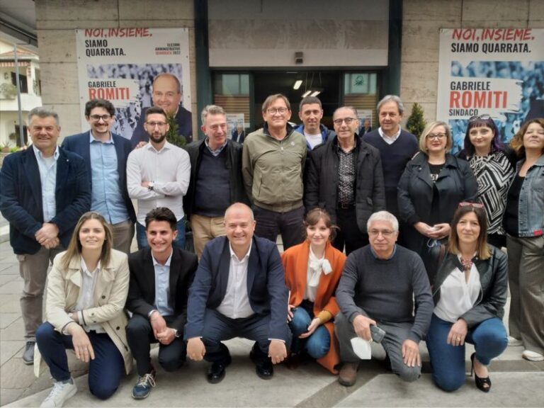 Il Pd quarratino ha presentato i candidati al prossimo Consiglio comunale