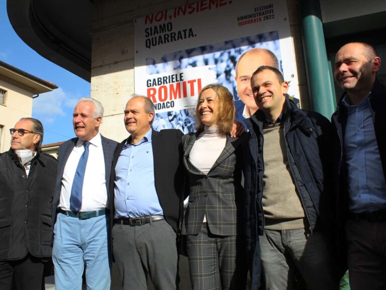 Quarrata, inaugurata la sede del comitato elettorale di Romiti