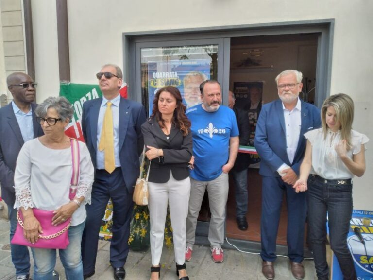 Quarrata. Il centrodestra ha inaugurato il comitato elettorale di Stefano Nigi