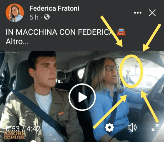 Federica ma che fai? Che messaggio dai alla città?