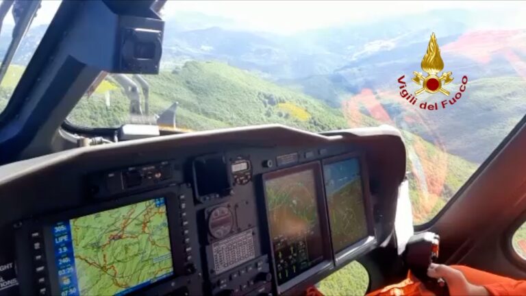 Continuano le ricerche dell’elicottero disperso sull’Appennino