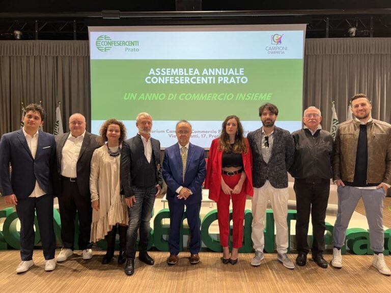 “Un anno di commercio insieme”, l’assemblea dei soci di Confesercenti Prato