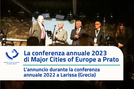 Prato scelta come sede di Major Cities of Europe 2023