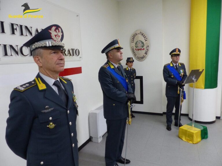 Cambio al vertice del Comando della Guardia di Finanza di Prato