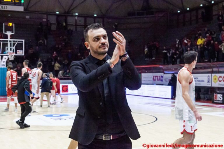 Estra Pistoia Basket saluta coach Nicola Brienza