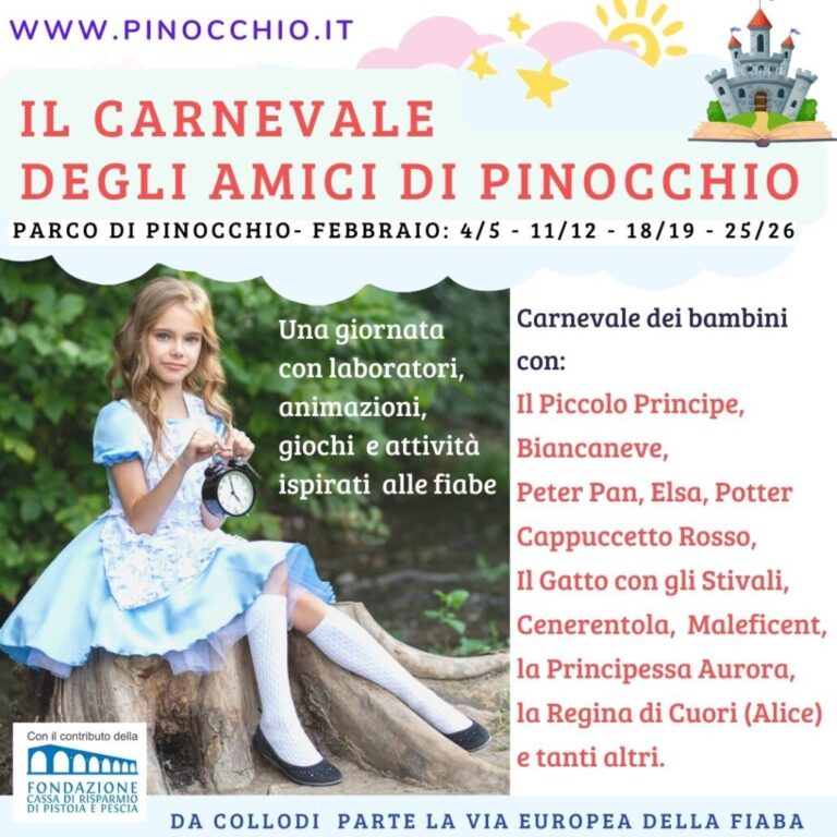 Collodi, torna il Carnevale degli Amici di Pinocchio