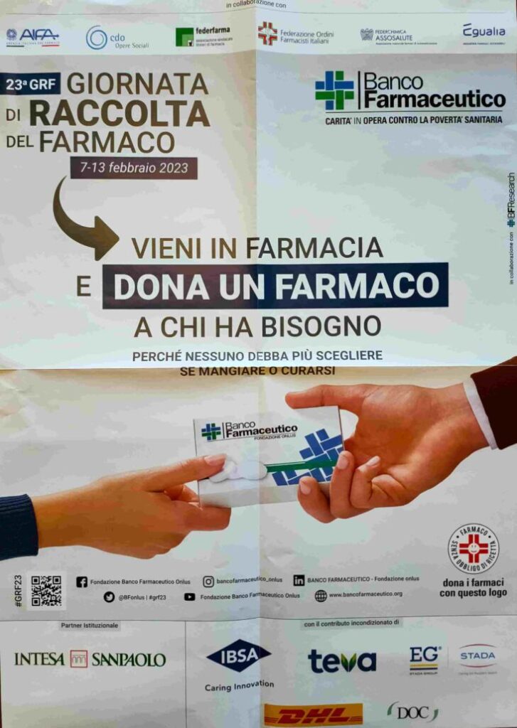 Chiusa la settimana del ‘banco farmaceutico’. La raccolta cresce del 26% Chiusa la settimana del ‘banco farmaceutico’. La raccolta cresce del 26%