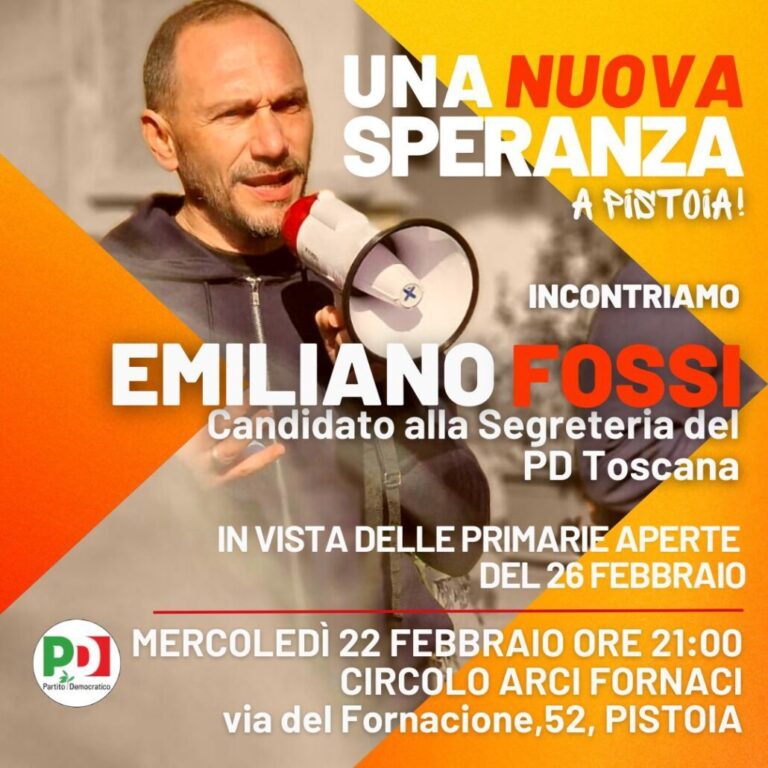 Emiliano Fossi al circolo Le Fornaci