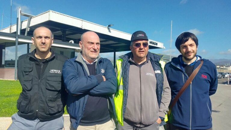 Pistoia, i lavoratori dell’indotto Hitachi potranno riunirsi in assemblea in azienda