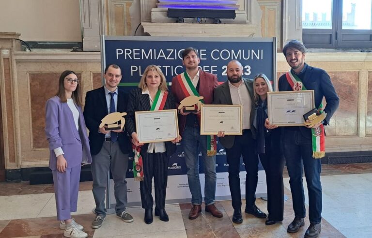 Prato è comune Plastic Free 2023, l’amministrazione premiata a Bologna