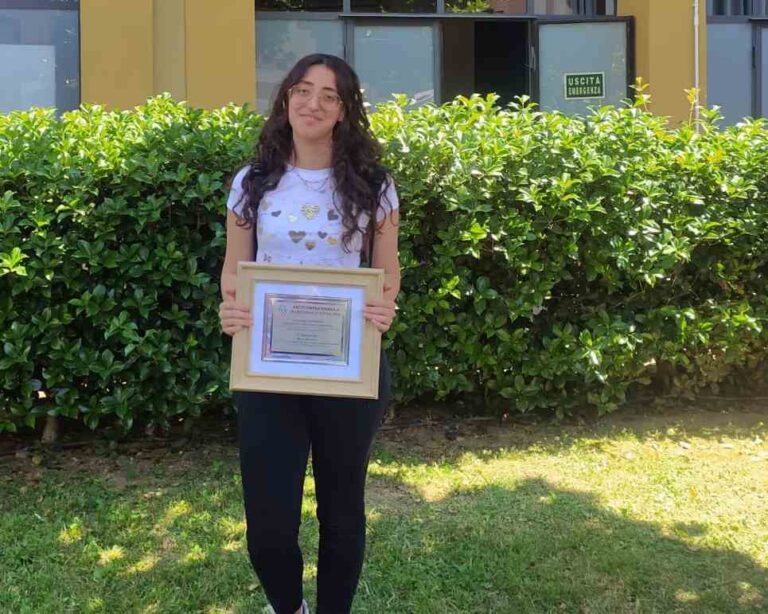 Marta Bettazzi del “Pacini” vince il concorso letterario “Aligi Bruni”