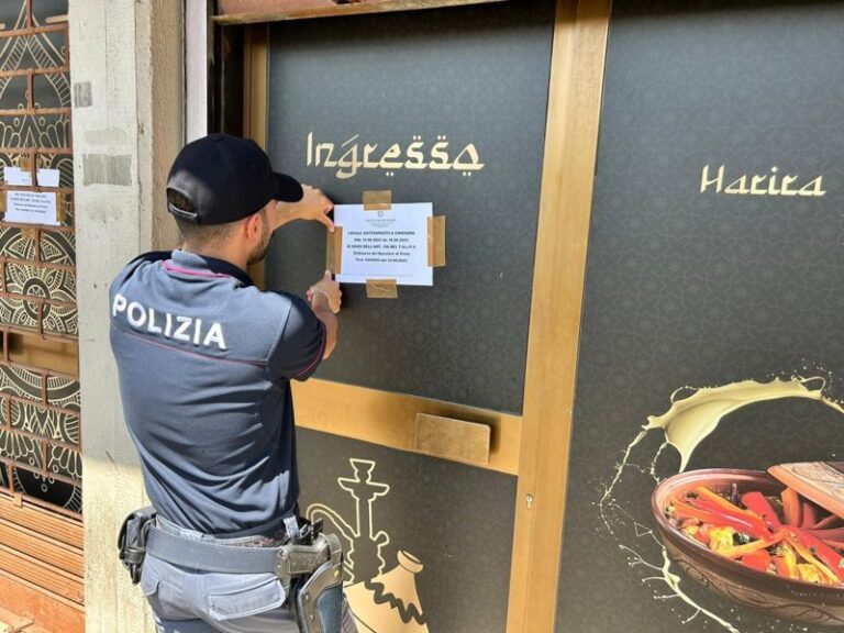 Ristorante “sospeso” per 7 giorni nella zona residenziale “Il Soccorso”