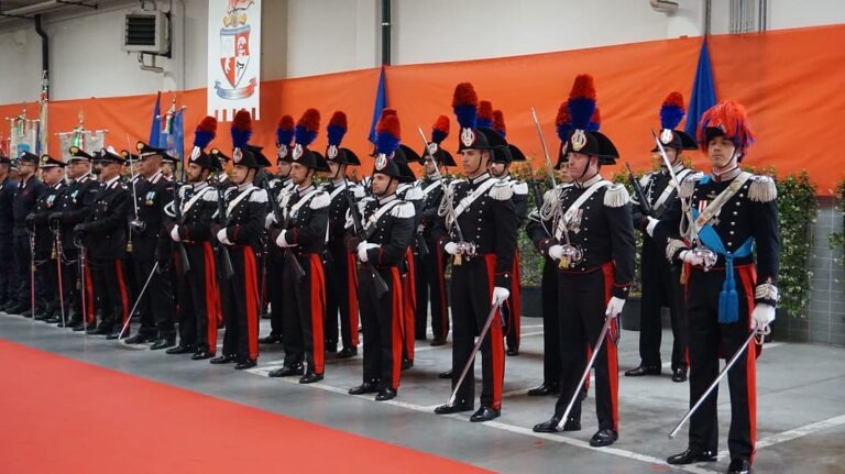 Pistoia, festa dei carabinieri per i 209 anni dalla Fondazione