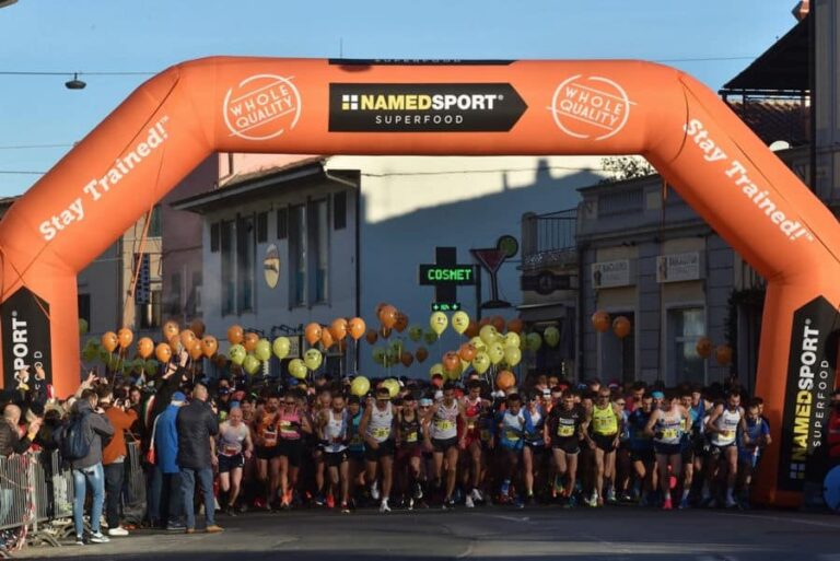 A Khalid Jbari e a Jemima Farley la XXIV Maratona di  Pisa