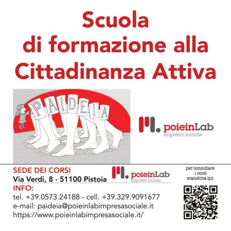 PoieinLab, nasce una scuola di formazione alla cittadinanza attiva