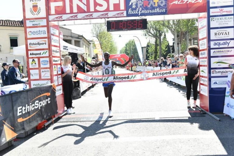 A Lin Ndayifukamye e Cavaline Nahimana l’Half Marathon di Prato