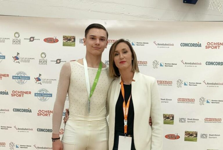 Pattinaggio, argento per Mattia Danesi alla Europe Cup