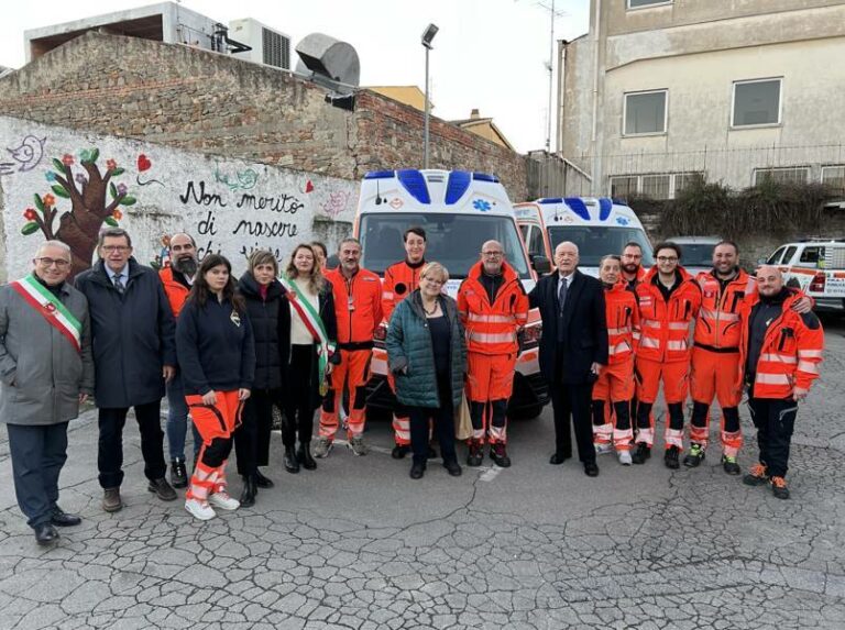Cinque nuovi mezzi per la Pubblica Assistenza “L’Avvenire” di Prato