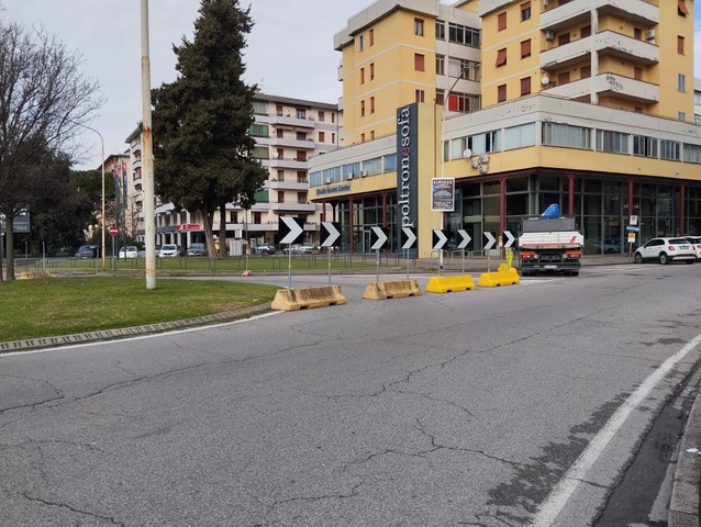 Rotatoria via Marx, ecco come cambia la viabilità per chi proviene da viale Leonardo da Vinci
