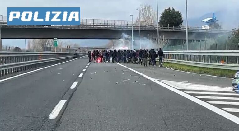 Violenti scontri tra i tifosi del Perugia e quelli della Lucchese: un arresto e tre denunce