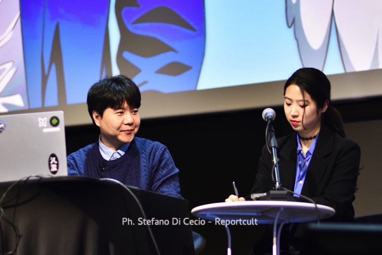 Due artisti del webtoon al Florence Korea Film Festival