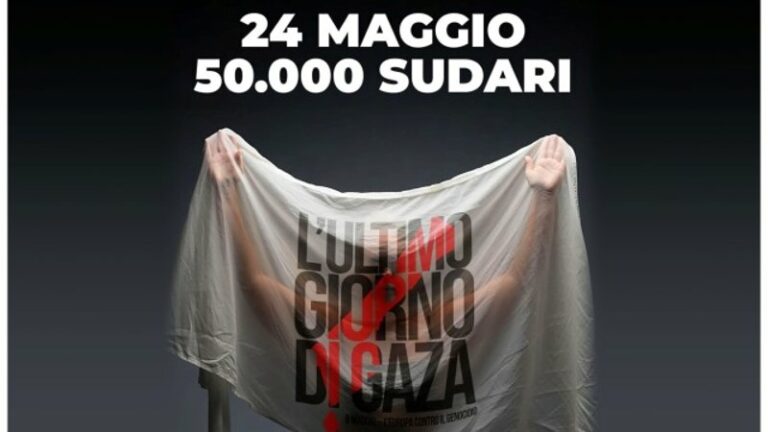 “Sudari per Gaza”, il sindaco Tomasi non ha trovato il tempo per un piccolo gesto di pace