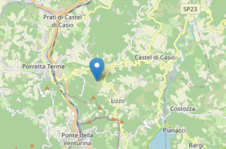 Scossa di terremoto sull’Appennino emiliano