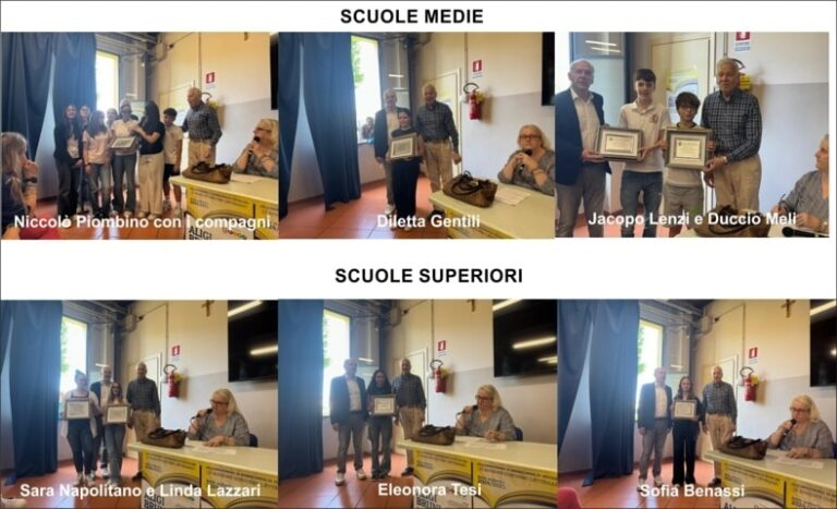 Grande partecipazione di studenti alla cerimonia di premiazione del IX Concorso letterario Aligi Bruni