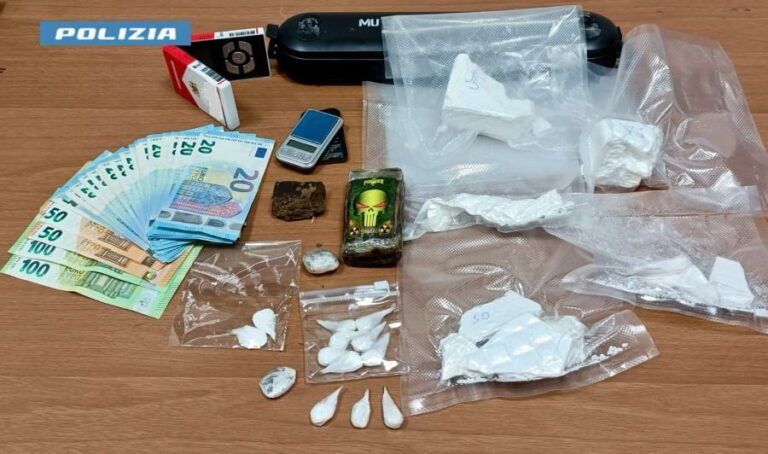 Firenze. Polizia di stato e Municipale sequestrano 301 grammi di cocaina e 123 grammi di hashish