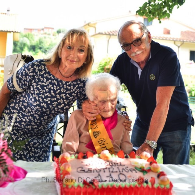E’ festa per i 110 anni di Gentilina Raccosta