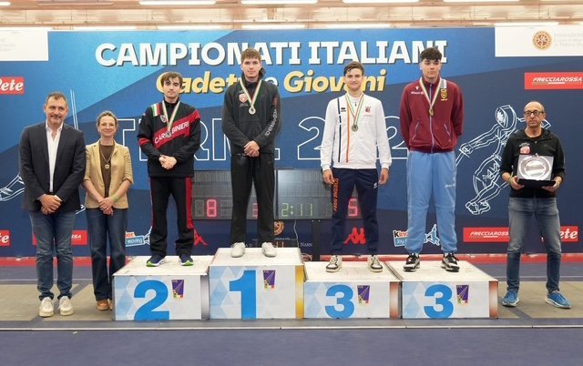 Mastromarino si laurea campione italiano Under 20 di scherma