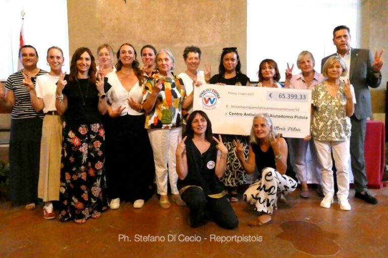 Viva Vittoria, donati oltre 65.000 euro al Centro antiviolenza Aiuto Donna