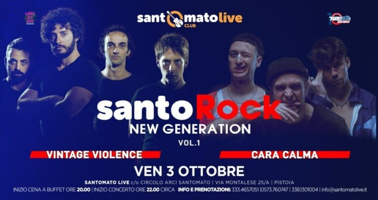 Serata Rock New Generation al Santomato Live Club