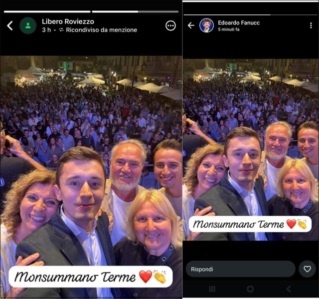 Dika sul palco della Notte bianca di Monsummano. FdI: “A che titolo?”