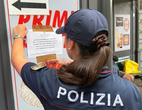 Prato. La Polizia chiude un locale del centro in seguito a una rissa