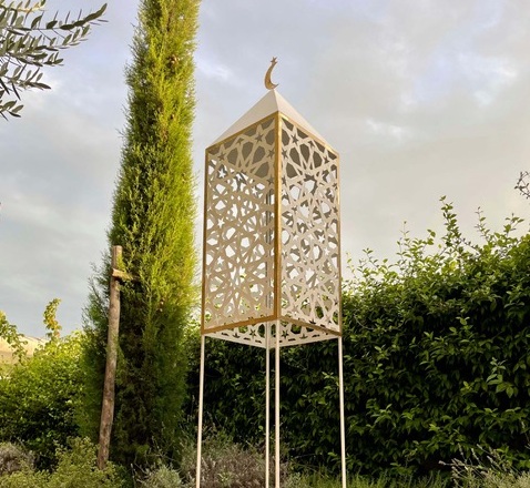 Larciano, la scultura di Filippo Biagioli omaggia la Fonte Zam Zam