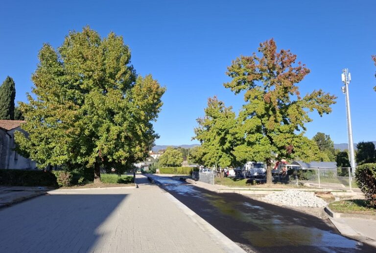 Pistoia, parcheggio del cimitero principale: completata la zona sud