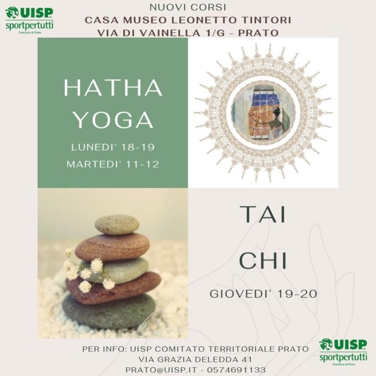 Uisp Prato, partono i nuovi corsi di Hatha Yoga e Tai Chi