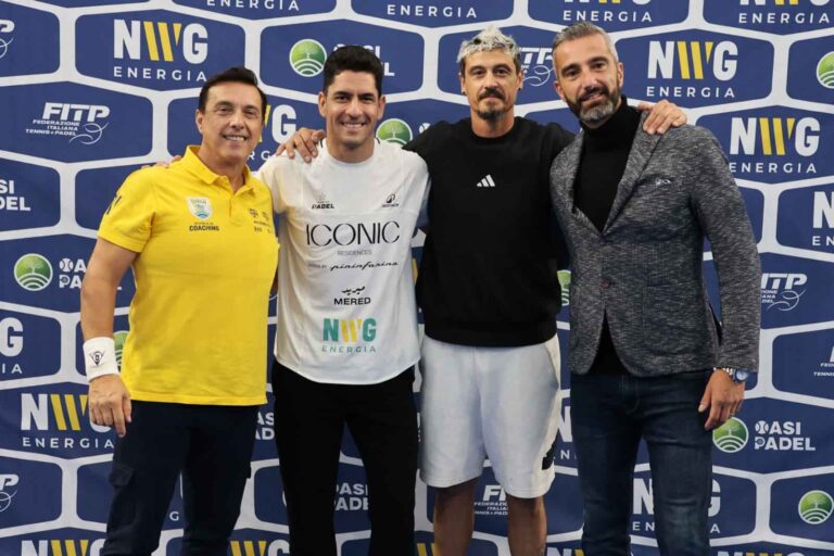 Il campione del mondo di padel Maxi Sanchez sbarca in Toscana grazie a NWG Energia