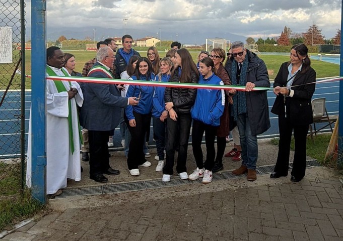 Inaugurata la nuova pista di atletica a Casalguidi